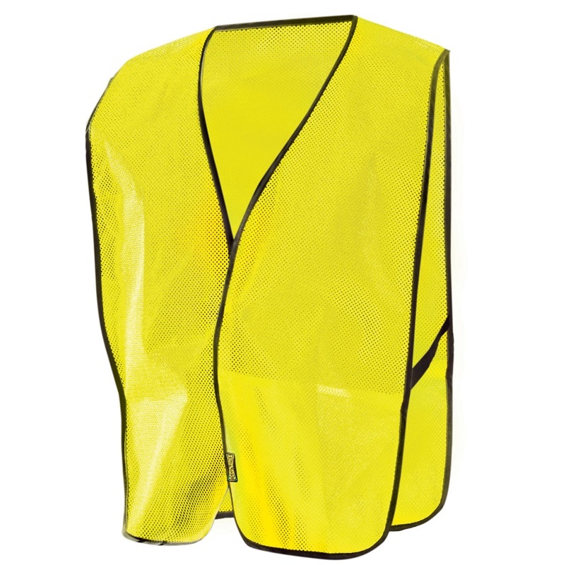 Value Safety Vest 4X-Large Yellow Mesh No Reflective Tape